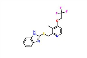 2- [3-メチル-4-（2,2,2-トリフルオロエトキシ）-2-ピリジニル]メチルチオ-1H-ベンズイミダゾールCAS 103577-40-8