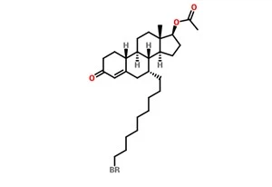 (7α,17β)-17-(アセチルオキシン酸)-7-(9-ブロモニル)estr-4-en-3-one CAS 875573-63-0